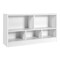 Kids 2-Shelf Bookcase with 5-Cube Wood Toy Storage Organizer Perfect for Children's Room or Bedroom
